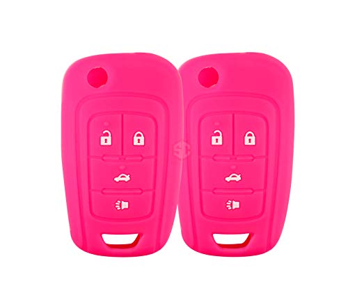 2x New Key Fob Remote Silicone Cover Fit - For Select GM Vehicles. OHT01060512 etc.