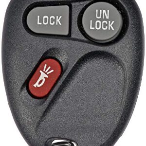 APDTY 24844 Keyless Entry Remote Key Fob Lock Unlock Transmitter (3-Button)