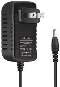 kircuit ac adapter for sylvania sdvd7040 sdvd7040b 7″ portable swivel screen dvd player