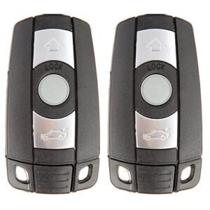 scitoo 2pcs new uncut key fob keyless entry remote fit for x5 x6 z4 for 1 3 5 6 7 accessories kr55wk491