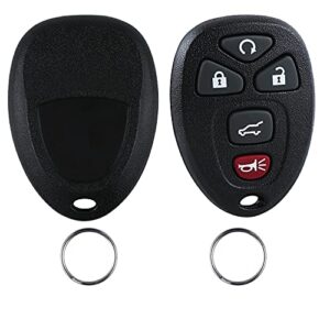 ROPEG Keyless Entry Remote Control Fob for 2007-2016 Chevy Suburban Tahoe Traverse Buick Enclave Cadillac Escalade GMC Acadia Yukon (OUC60270, OUC60221) 5Btn 1 Pack