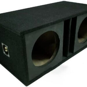 Harmony Audio SOLORND2X15V Dual 15" Slot Vented Paintable Baffle Stereo Sub Box