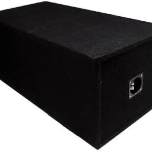 Harmony Audio SOLORND2X15V Dual 15" Slot Vented Paintable Baffle Stereo Sub Box