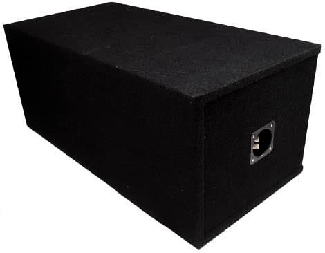 Harmony Audio SOLORND2X15V Dual 15" Slot Vented Paintable Baffle Stereo Sub Box