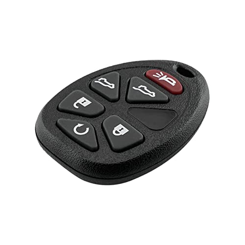 Keyless Remote Start Car Key Fob with Ignition Key fits 2007-2014 Chevy Tahoe Suburban / 2007-2014 Cadillac Escalade / 2007-2014 GMC Yukon OUC60270, OUC60221 (Pack of 2)