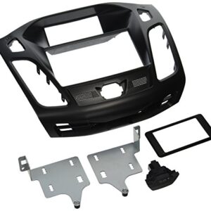 Scosche FD6200B Compatible with 2012-Up Ford Focus ISO Double DIN Dash Kit, non-Nav models Black