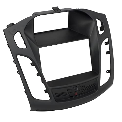 Scosche FD6200B Compatible with 2012-Up Ford Focus ISO Double DIN Dash Kit, non-Nav models Black