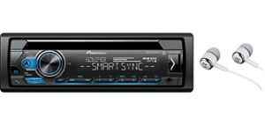 pioneer deh-s4120bt in dash cd am/fm receiver with mixtrax, bluetooth dual phone connection, usb, spotify, pandora control, iphone and android music support, smart sync app