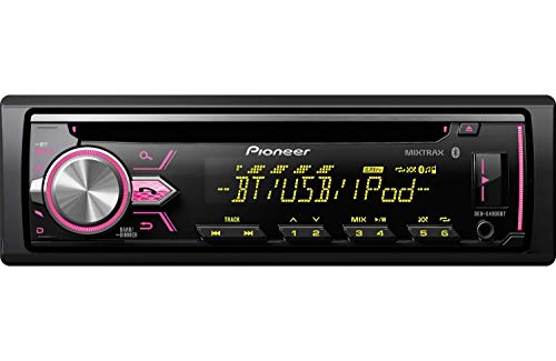 Pioneer DEH-S4120BT in Dash CD AM/FM Receiver with MIXTRAX, Bluetooth Dual Phone Connection, USB, Spotify, Pandora Control, iPhone and Android Music Support, Smart Sync App