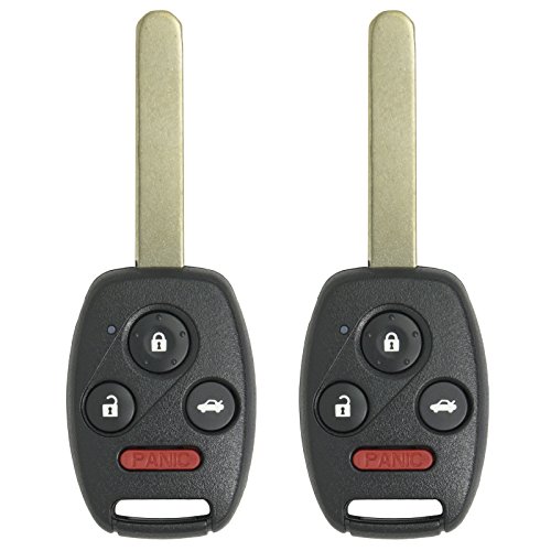 Keyless2Go Replacement for Keyless Entry Car Key Vehicles That Use 4 Button N5F-S0084A - 2 Pack