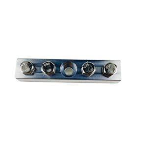 Audio 4-Point Alternator Distribution Block for 1/0 2/0 Ear Battery Terminal Inputs