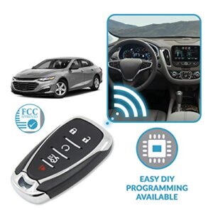Keyless2Go Replacement for 5 Button Proximity Smart Key for Chevrolet HYQ4EA 13508769