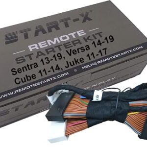 Start-X Remote Start Kit for Sentra 13-19, Versa 14-19, Cube 11-14, Juke 11-17 || Push to Start Vehicles Only || Plug n Play || Zero Wire Splicing