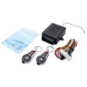 car remote central lock maso car door lock keyless entry system kit with 2 remote controllers universal for 12v vehicle