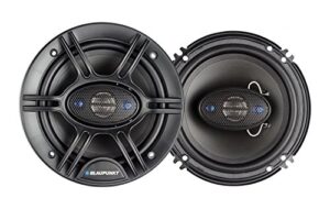 blaupunkt 6.5-inch 360w 4-way coaxial car audio speaker, set of 2