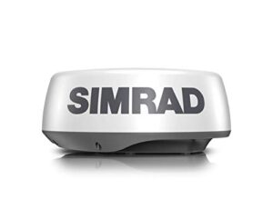 simrad halo20+ 36 nm 20-inch pulse compression radar, 60 rpm, with collision avoidance and velocitytrack, dual range doppler technology built-in