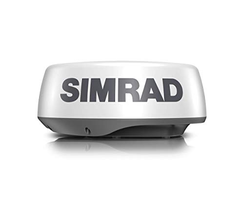 Simrad HALO20+ 36 NM 20-inch Pulse Compression Radar, 60 RPM, with Collision Avoidance and VelocityTrack, Dual Range Doppler Technology Built-in