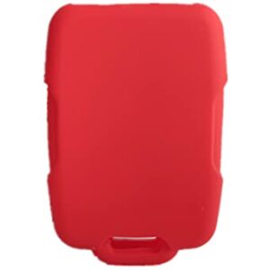 Smart Key Fob Cover Remote Case Keyless Protector Jacket for Chevrolet Silverado Colorado M3N32337100 13577770 13577771 GMC Sierra Yukon Cadillac (Red)