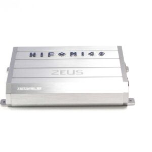 Hifonics ZEUS ZRX1216.1D Amplifier – 1200 Watt, Super Class D, Mono, Auto On, Nickel Plated, Remote Control, Aluminum Heat Sink