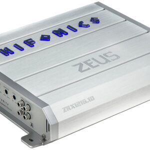 Hifonics ZEUS ZRX1216.1D Amplifier – 1200 Watt, Super Class D, Mono, Auto On, Nickel Plated, Remote Control, Aluminum Heat Sink