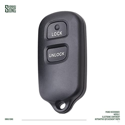 XINXUSONG HYQ12BBX Car Key Fob Keyless Control Entry Remote HYQ12BAN 2 Button Vehicles Replacement Compatible with FJ Cruiser Echo Rav4 Tundra 89742-20200 89742-0C020