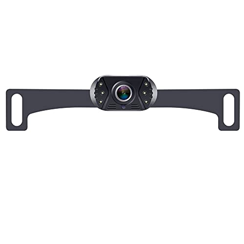 LeeKooLuu LK12-1 Wired Backup Camera for 4.3 Baby Car Mirror 1080 Wired System, Super Night Vision with 6 LED Lights