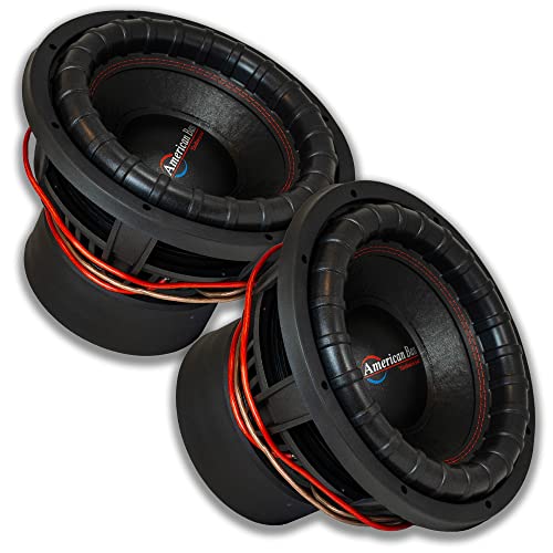 American Bass 2X 12 Subwoofer 6000W 3" 4 Ohm DVC Pro Car Audio XFL-12-D4