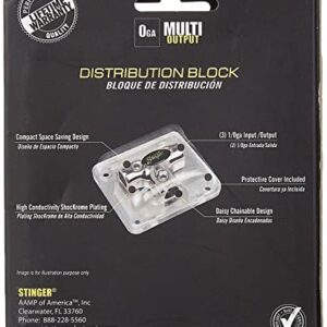 Stinger SPD512 PRO Series Power Distribution T-Block with (3) 1/0-Gauge Inputs