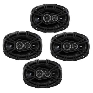 kicker dsc6930 6×9-inch (160x230mm) 3-way speakers, 4-ohm bundle