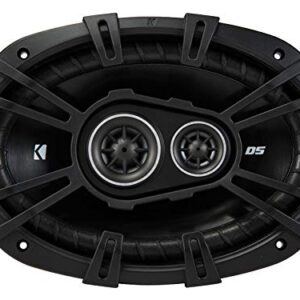 KICKER DSC6930 6x9-Inch (160x230mm) 3-Way Speakers, 4-Ohm Bundle