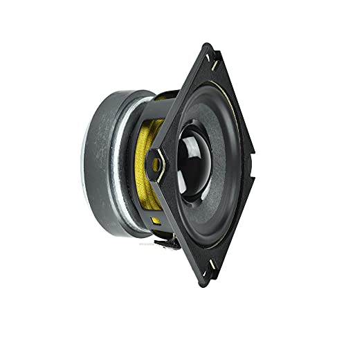 PRV AUDIO 3MR50 3 Inch Midrange Speaker, 8 Ohm, 100 Watts Peak, 50 Watts Program Power PRO Loudspeaker for Portable PA System and Tower Speakers (Single)