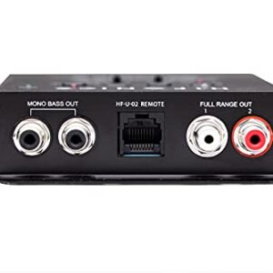 Hifonics BXiPro3.0 Processor (Black) - Digital Bass Enhancement Processor, Dash Mount Remote Control Included, Compact Design