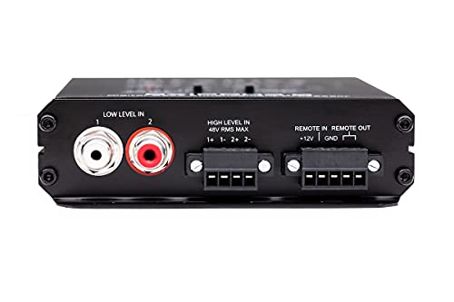 Hifonics BXiPro3.0 Processor (Black) - Digital Bass Enhancement Processor, Dash Mount Remote Control Included, Compact Design