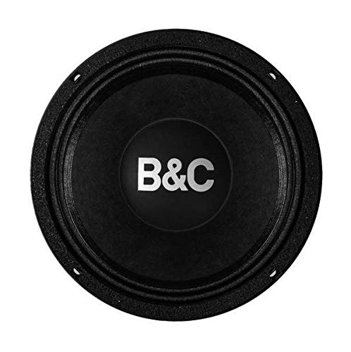 B&C B and C 10" Mid Bass Super Power Woofer, Black