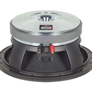 B&C B and C 10" Mid Bass Super Power Woofer, Black