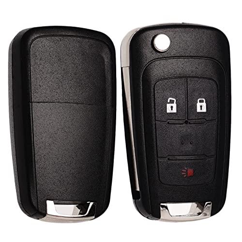 Remote Key Fob Replacement Fits for GMC Terrain 2010-2020 2021 Chevy Equinox 2010-2019 Sonic 2012-2017 Spark 2016-2017 Trax 2015-2018 Buick Encore 2014-2018 Keyless Entry Remote OHT01060512 3-btn