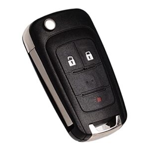 Remote Key Fob Replacement Fits for GMC Terrain 2010-2020 2021 Chevy Equinox 2010-2019 Sonic 2012-2017 Spark 2016-2017 Trax 2015-2018 Buick Encore 2014-2018 Keyless Entry Remote OHT01060512 3-btn