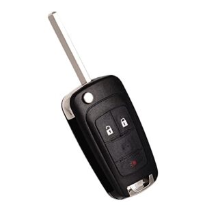 Remote Key Fob Replacement Fits for GMC Terrain 2010-2020 2021 Chevy Equinox 2010-2019 Sonic 2012-2017 Spark 2016-2017 Trax 2015-2018 Buick Encore 2014-2018 Keyless Entry Remote OHT01060512 3-btn