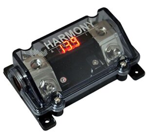 harmony audio ha-anld1 car audio anl digital voltage display fuseholder 1/0ga in – out