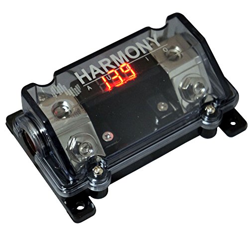 Harmony Audio HA-ANLD1 Car Audio ANL Digital Voltage Display Fuseholder 1/0GA in - Out