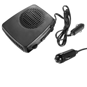 Paddsun 12V DC Portable Car Heater, 150W Anti-Fog Heating Fan Defroster Demister Car Amplifier Cooling Fans for Car SUV Truck Rv Trailer