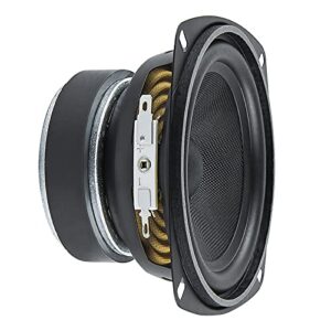 prv audio 4 inch midrange speaker 4mr60-4, 60 watts program power, 4 ohm, 30 watts rms power pro audio loudspeaker (single)