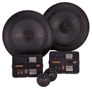 kicker kss50 car audio 5.25-inch component speaker system w/ 1-inch tweeters