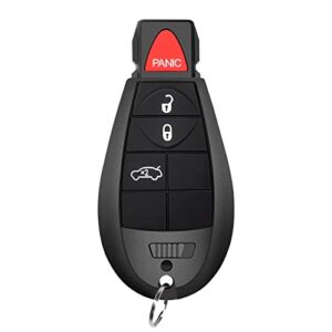 key fob compatible for 2008-2010 chrysler 300, 2008-2012 dodge challenger, 2008-2012 dodge charger, saverremotes 4 button remote control replacement for m3n5wy783x iyz-c01c