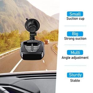 Radar Detector Mount,Car Radar Mounting Bracket Suction Cup Holder,Windshield & Dashboard Radar Detector Suction Mount,for Cobra Escort Valentine One Beltronics Radar Detector,Easy to Install