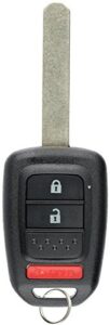 keylessoption keyless entry remote fob uncut ignition car key for honda fit cr-v hr-v crosstour
