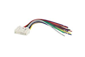 scosche nn04rb compatible with 2007-up nissan power/speaker connector / wire harness for re-installing the factory stereo with color coded wires white xl