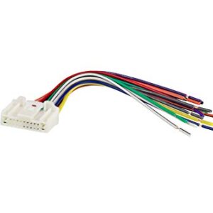 Scosche NN04RB Compatible with 2007-Up Nissan Power/Speaker Connector / Wire Harness for Re-installing the Factory Stereo with Color Coded Wires white XL