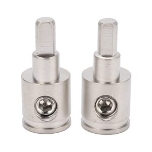fydun 2pcs 0 gauge to 4 gauge wire reducer amp input reducers amp input reducer adapter high power brass nickel plated for car