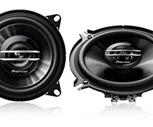 PIONEER TS-G1020S 420 Watts Max Power 4" 2-Way G-Series Coaxial Full Range Car Audio Stereo Speakers with ALPHASONIK Earbuds